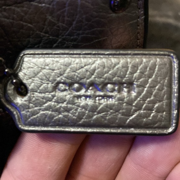 SILVER/METALLIC COACH PURSE AND WALLET‼️ - Picture 15 of 15